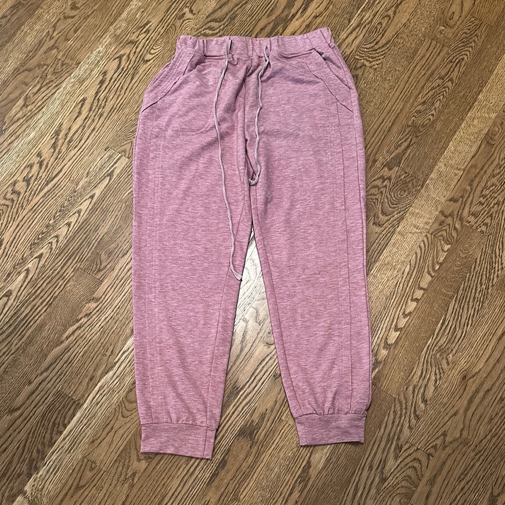 Pink women’s drawstring Jogger Pants